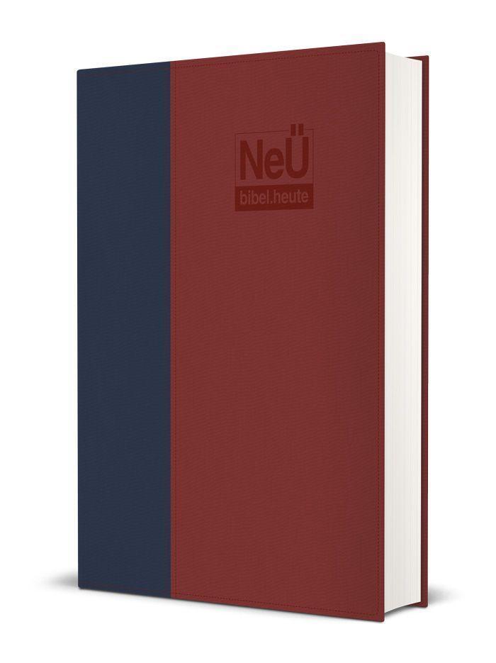 Cover: 9783863533120 | NeÜ bibel. heute Standardausgabe | Zweifarbiges Kunstleder Blau/Rot