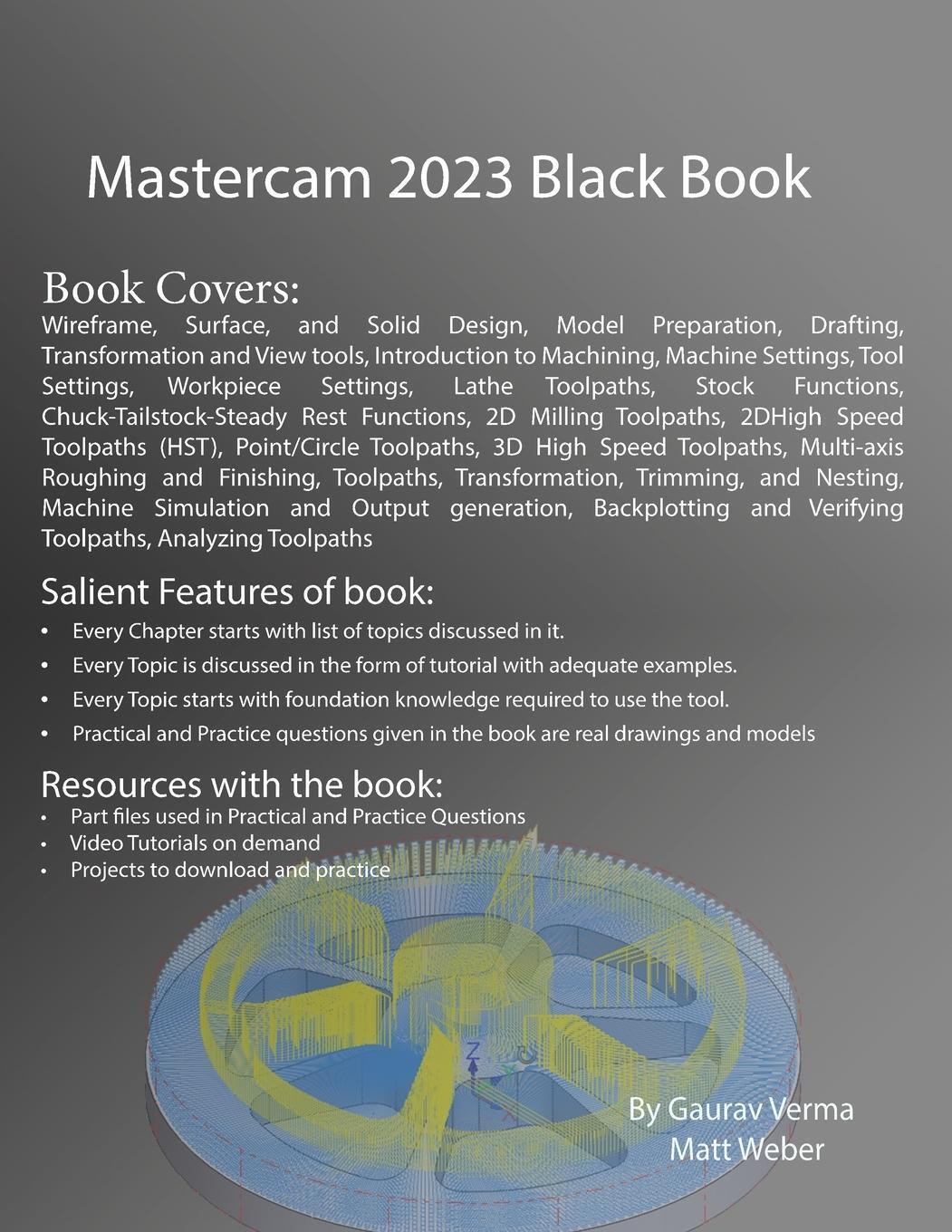 Cover: 9781774590751 | Mastercam 2023 Black Book | 3rd Edition | Gaurav Verma (u. a.) | Buch