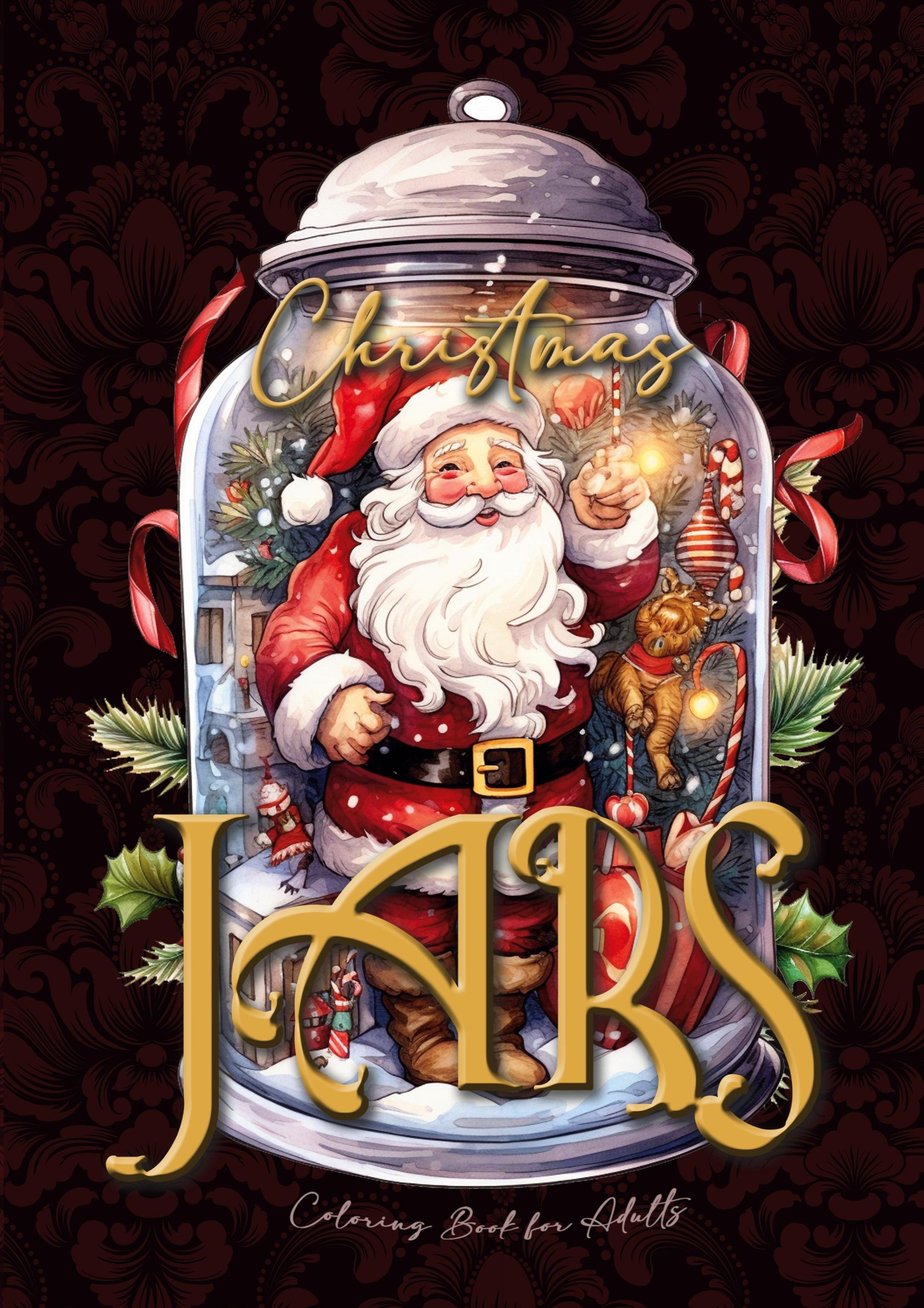 Cover: 9783758409318 | Christmas Jars Coloring Book for Adults | Monsoon Publishing | Buch