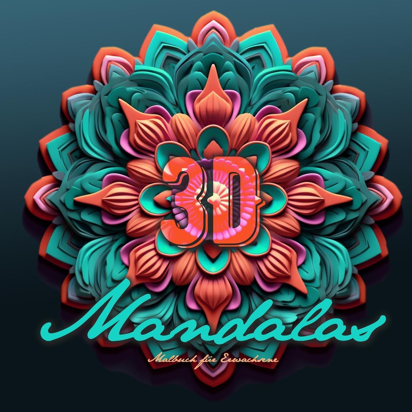 Cover: 9783752984897 | 3D Mandalas Coloring Book for Adults | Monsoon Publishing | Buch