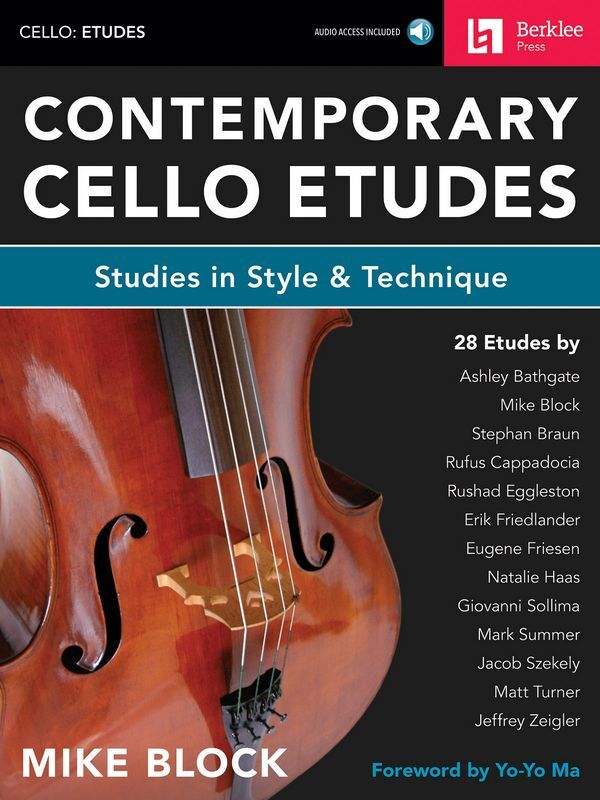 Cover: 9780876391877 | Contemporary Cello Etudes | Studies in Style &amp; Technique | Mike Block