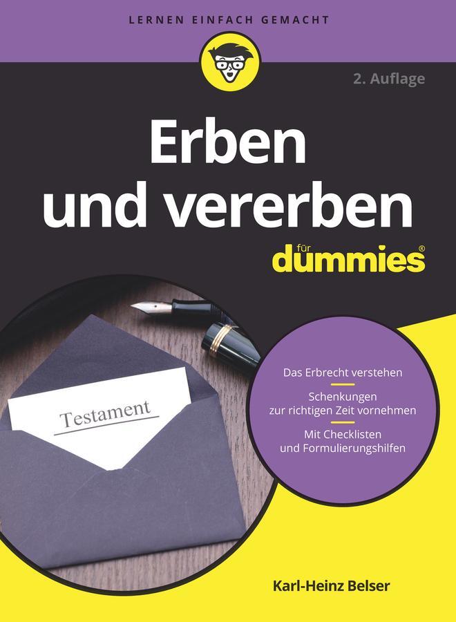 Cover: 9783527715428 | Erben und vererben für Dummies | Karl-Heinz Belser | Taschenbuch