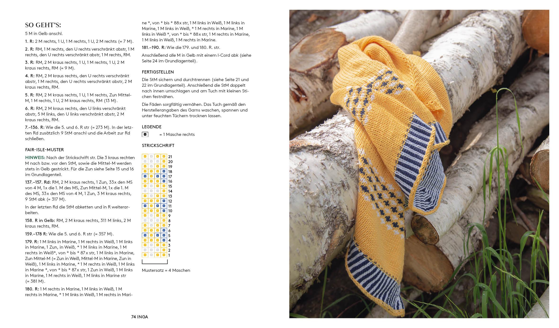 Bild: 9783745901108 | Island-Tücher stricken | Andrea Brauneis | Buch | 128 S. | Deutsch