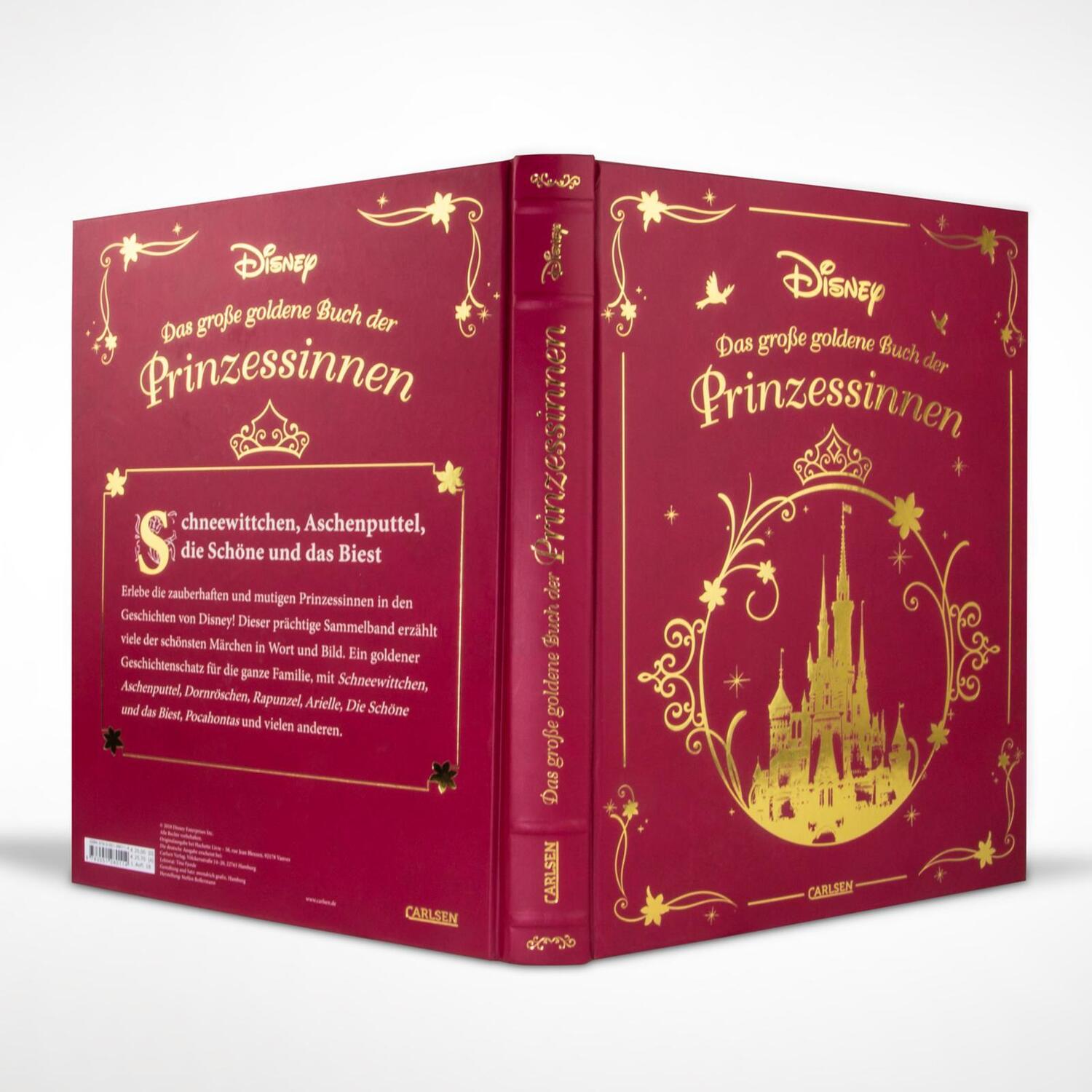 Bild: 9783551280114 | Disney: Das große goldene Buch der Prinzessinnen | Walt Disney | Buch