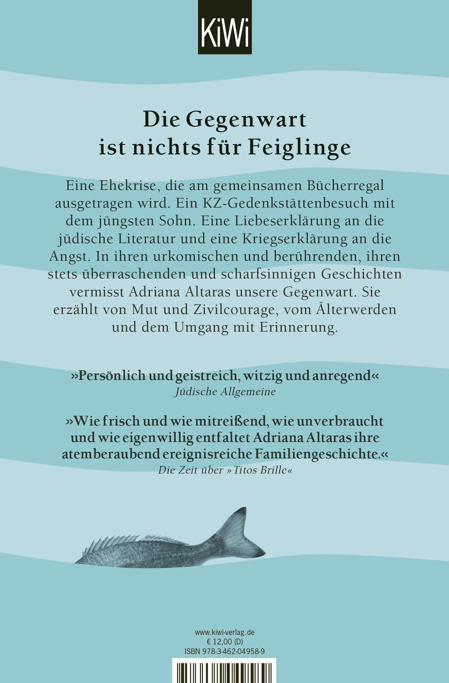 Rückseite: 9783462049589 | Das Meer und ich waren im besten Alter | Geschichten aus meinem Alltag