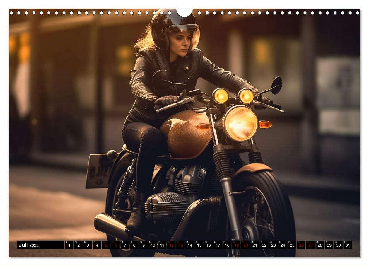 Bild: 9783383900600 | Urban Biker (Wandkalender 2025 DIN A3 quer), CALVENDO Monatskalender