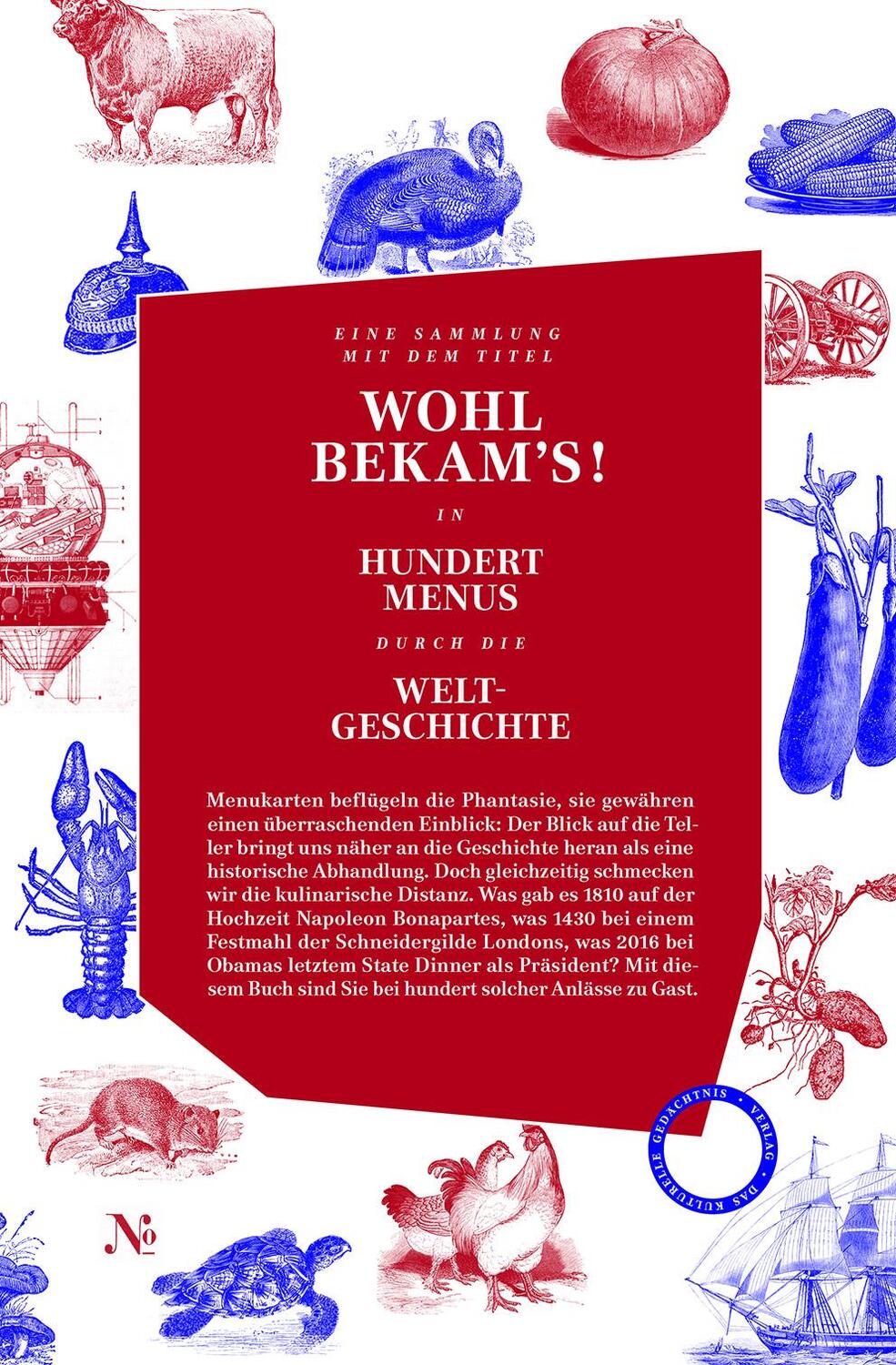Cover: 9783946990239 | WOHL BEKAM'S! | IN HUNDERT MENUS DURCH DIE WELTGESCHICHTE | Buch