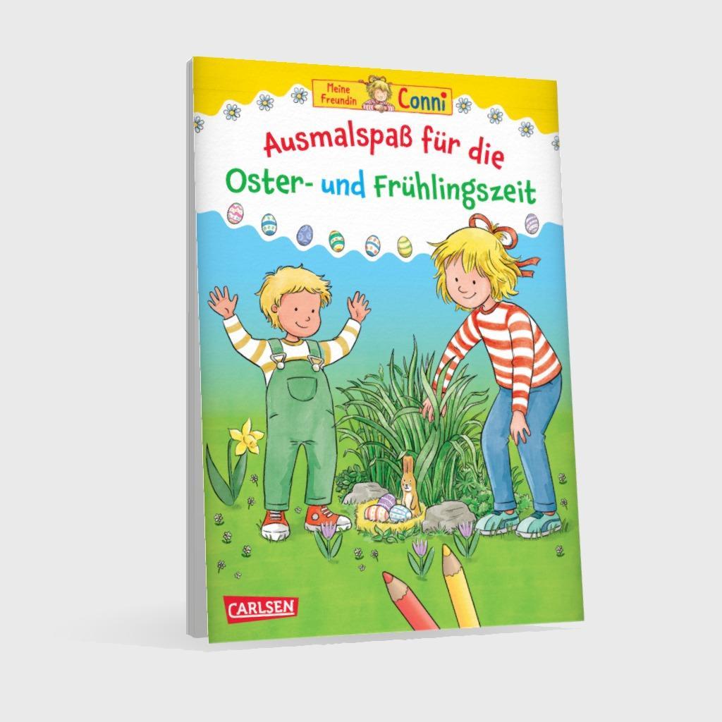 Bild: 9783551192455 | Conni Gelbe Reihe (Beschäftigungsbuch): Ausmalspaß für die Oster-...