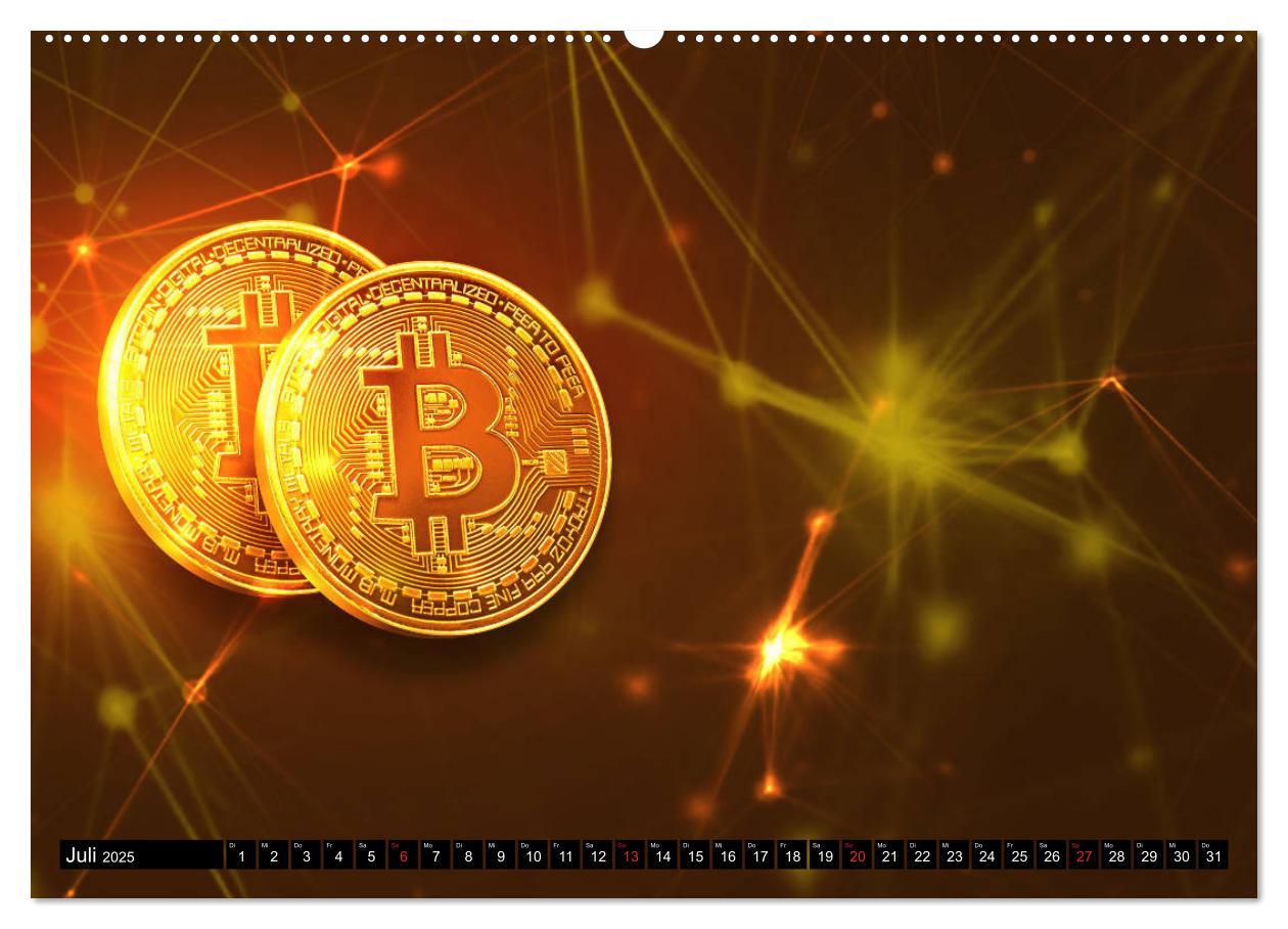 Bild: 9783435310197 | Bitcoins (hochwertiger Premium Wandkalender 2025 DIN A2 quer),...