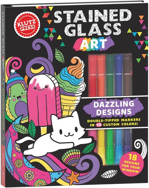 Cover: 9781338745290 | Stained Glass Art: Dazzling Designs (Klutz Activity Book) | Buch