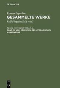 Cover: 9783484641136 | Vom Erkennen des literarischen Kunstwerks | Edward M. Swiderski | Buch