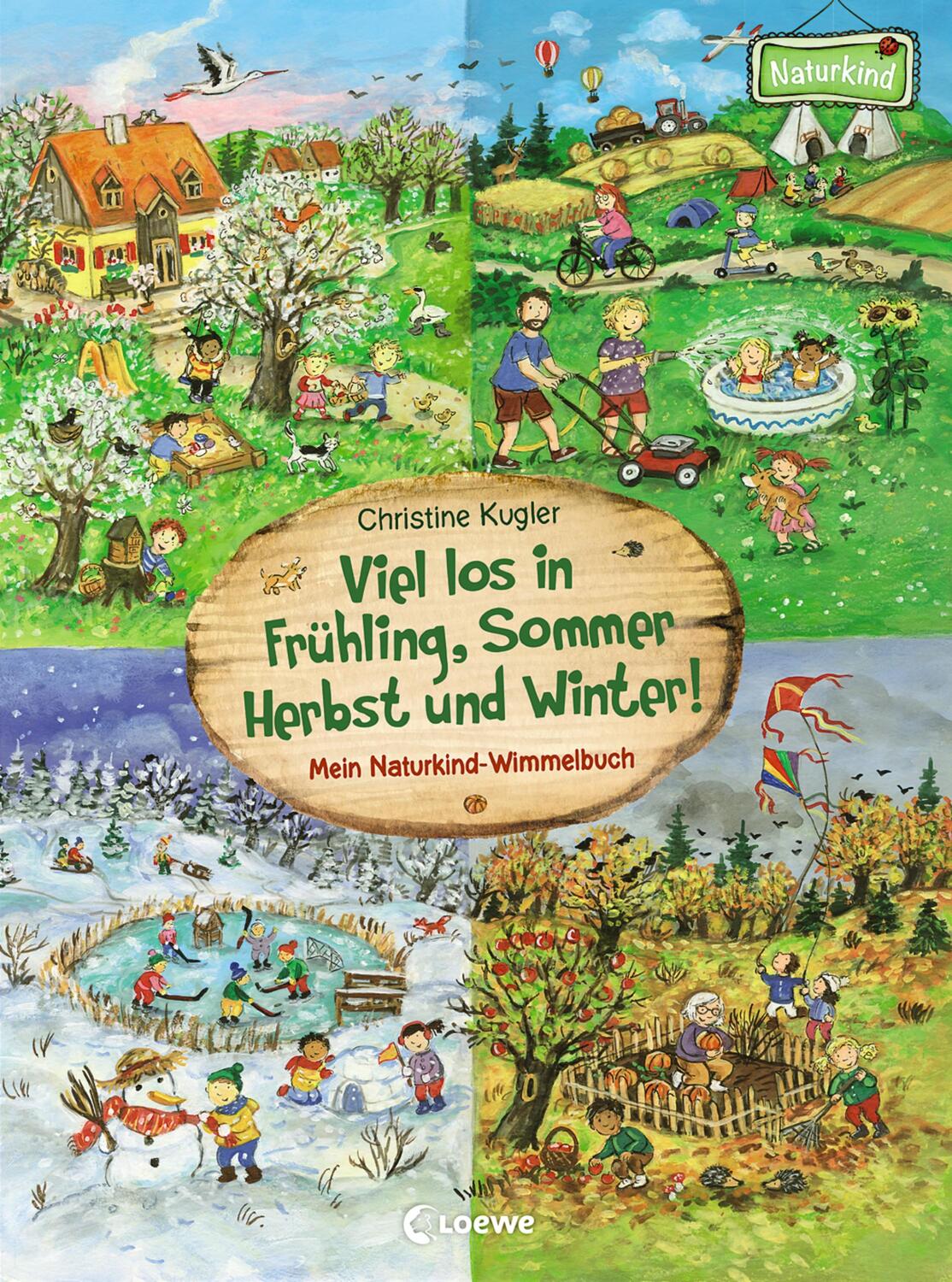 Cover: 9783743201149 | Viel los in Frühling, Sommer, Herbst und Winter! | Buch | Naturkind