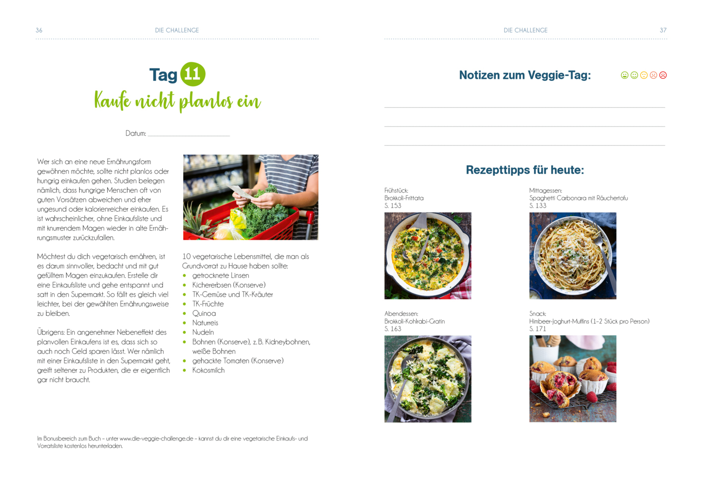Bild: 9783742317254 | Die Veggie-Challenge | Veronika Pichl | Taschenbuch | 4-farbig | 2021