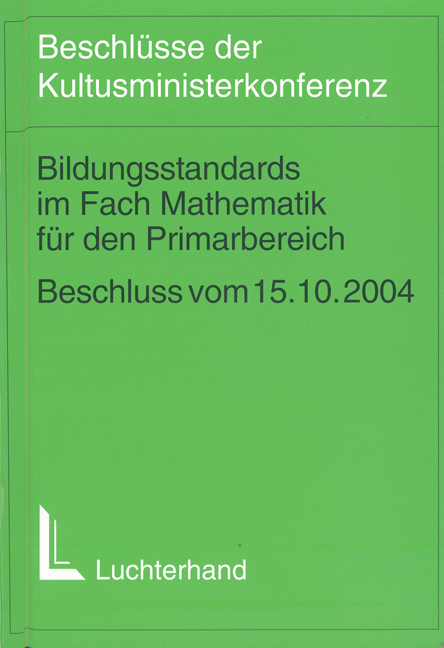Cover: 9783472062233 | Bildungsstandards im Fach Mathematik für den Primarbereich...