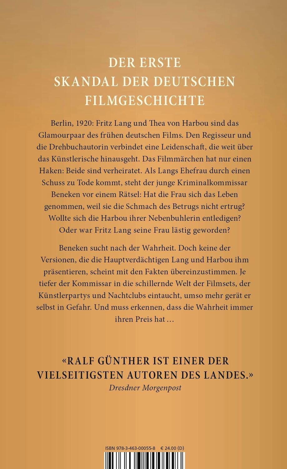 Rückseite: 9783463000558 | Die Könige von Babelsberg | Ralf Günther | Buch | 272 S. | Deutsch