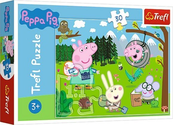 Cover: 5900511182453 | Peppa Pig (Kinderpuzzle) | Waldausflug | Spiel | In Spielebox | 2020