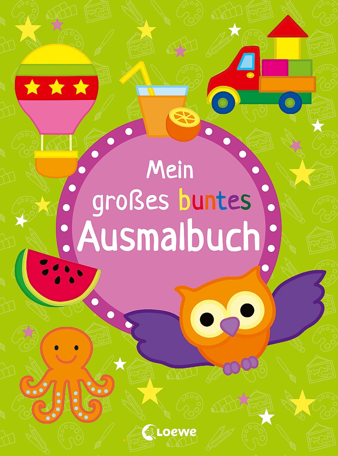 Cover: 9783743211032 | Mein großes buntes Ausmalbuch (Eule) | Loewe Kreativ | Taschenbuch