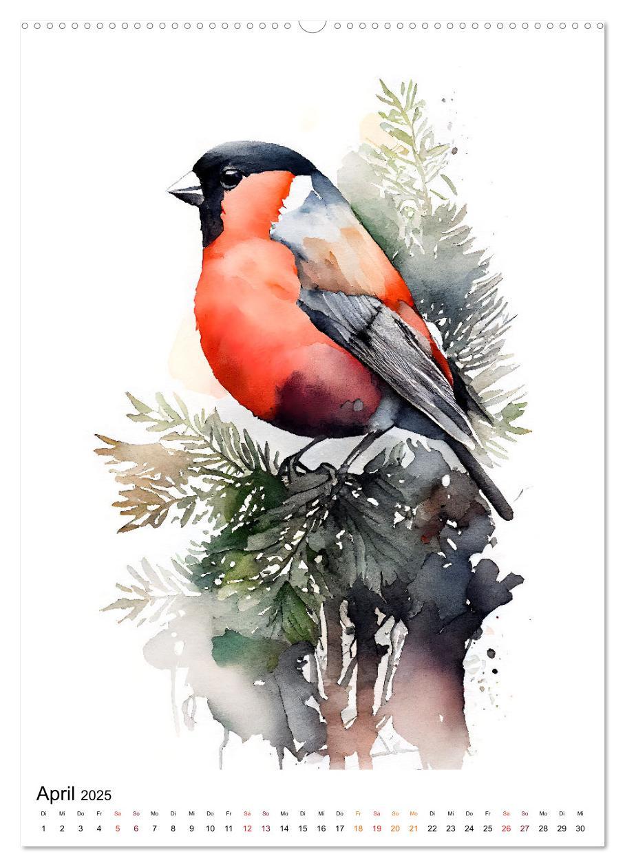 Bild: 9783435883585 | Waldtiere in Aquarell - Heimische Tierarten (Wandkalender 2025 DIN...