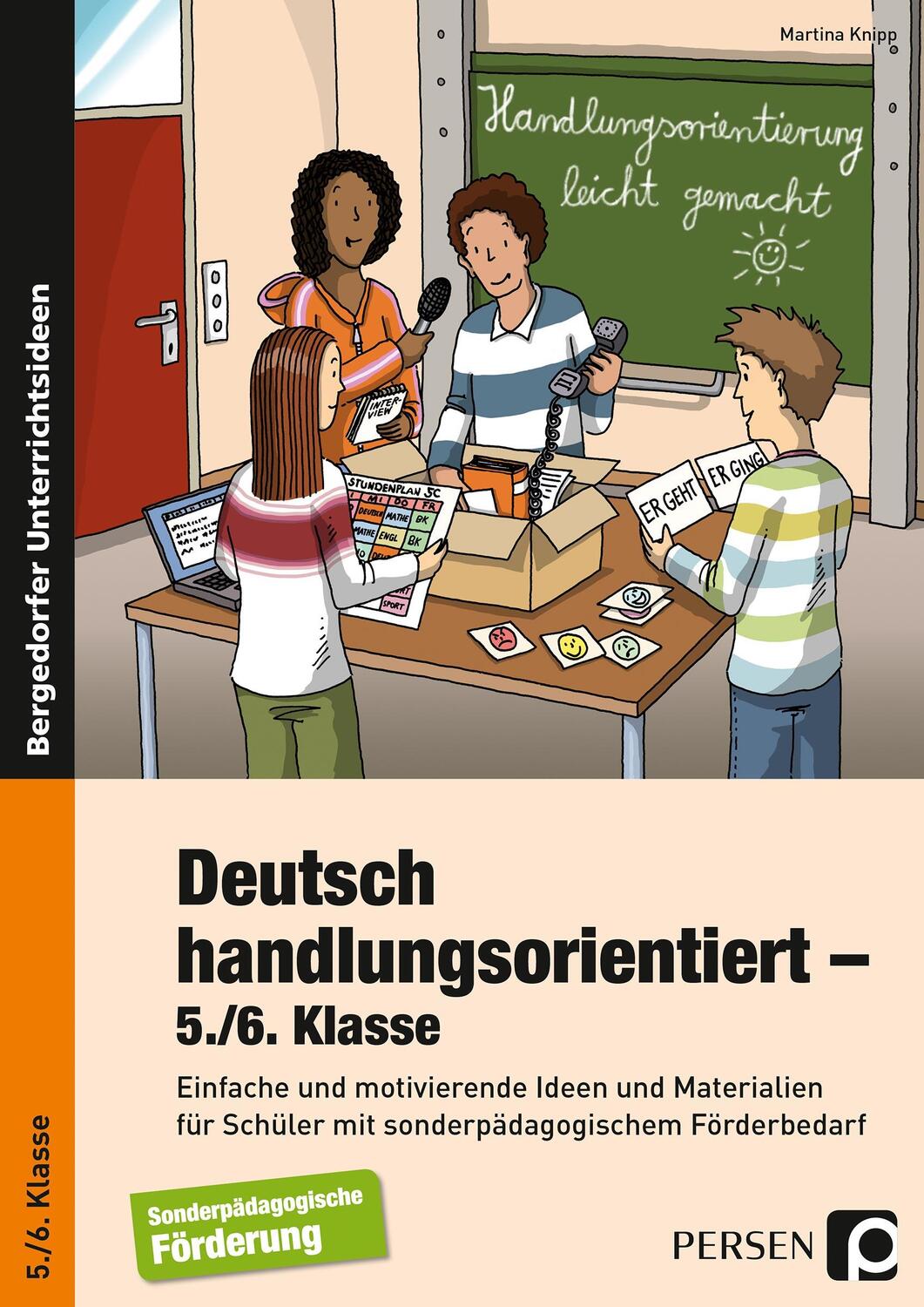 Cover: 9783403201830 | Deutsch handlungsorientiert - 5./6. Klasse | Martina Knipp | Buch