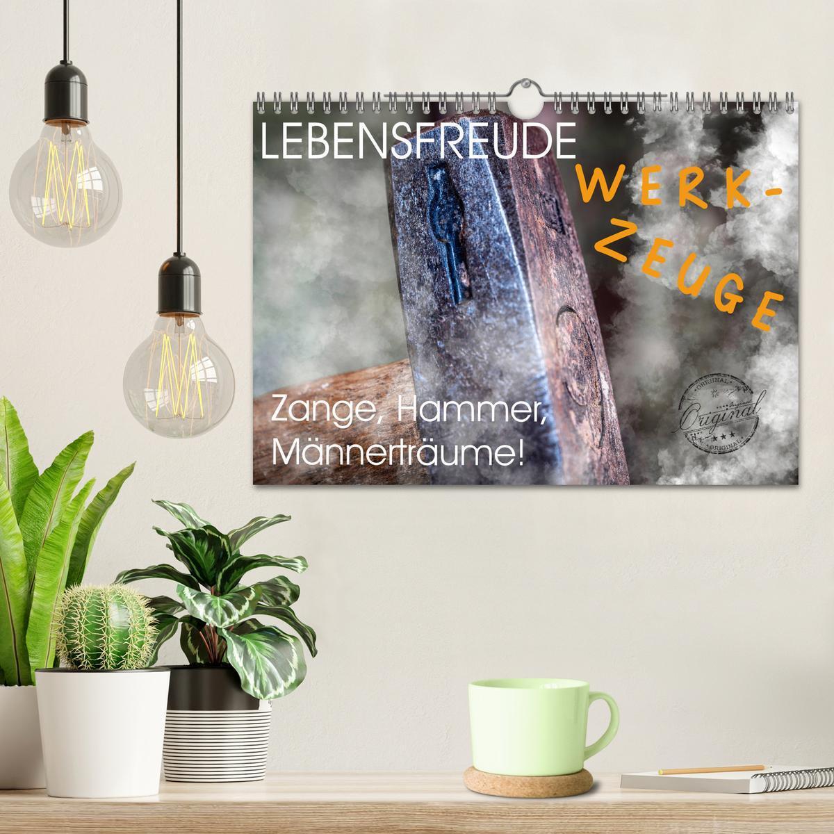 Bild: 9783435208708 | Lebensfreude Werkzeuge (Wandkalender 2025 DIN A4 quer), CALVENDO...