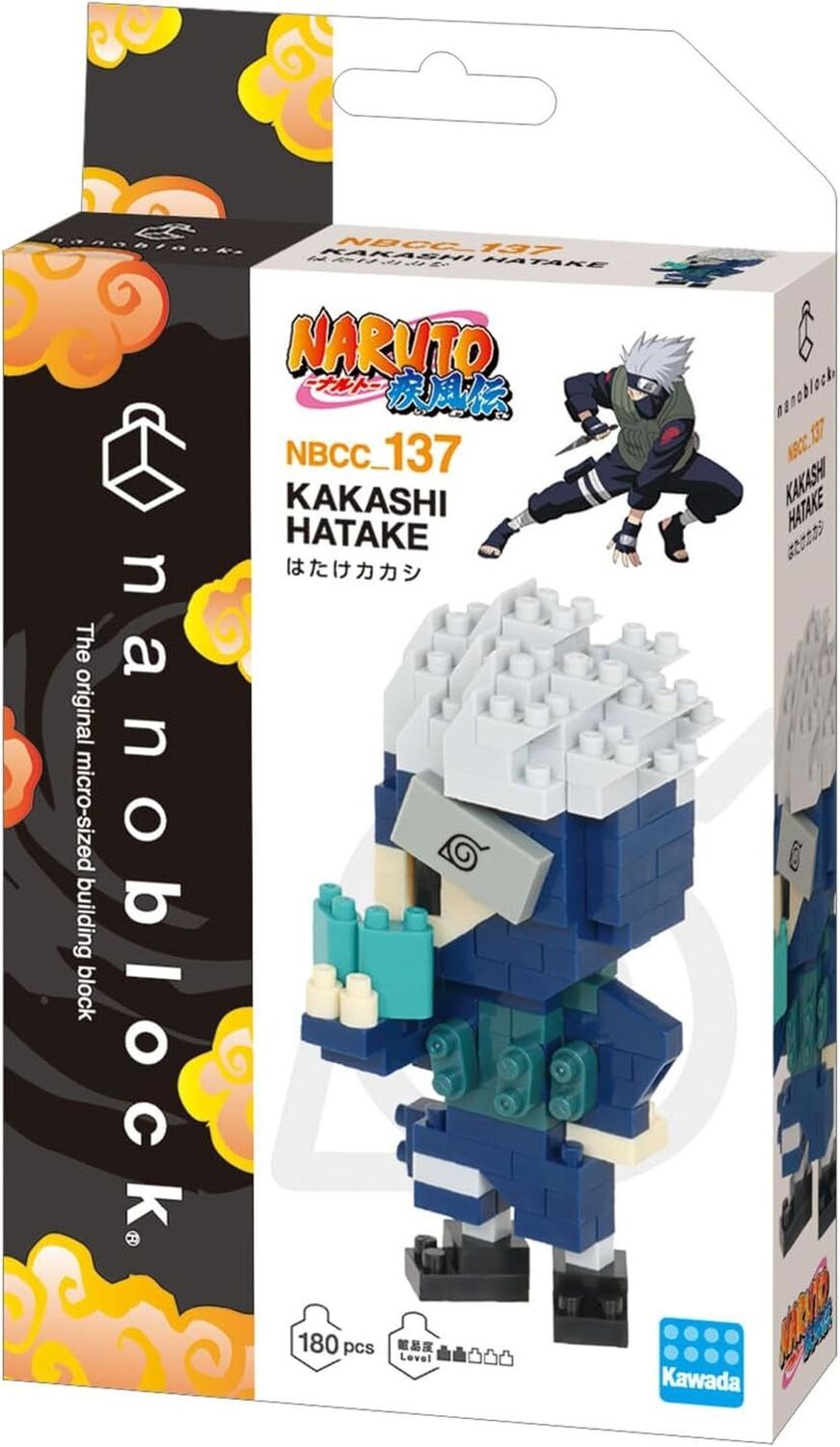 Cover: 4972825224243 | Nanoblock - Naruto Shippuden - Kakashi Hatake - 180 Teile | Nanoblock