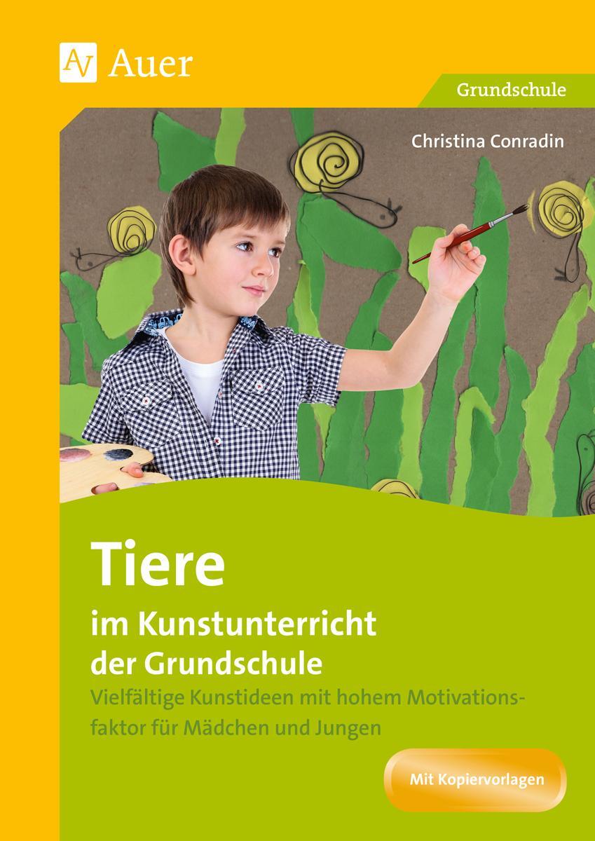 Cover: 9783403083597 | Tiere im Kunstunterricht der Grundschule | Christina Conradin | 2021