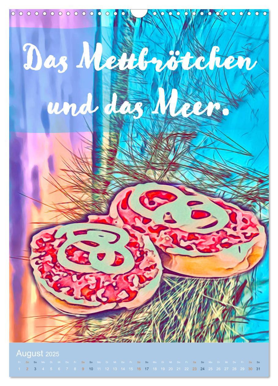 Bild: 9783435947980 | Mettbrötchen Träume - Mettkalender (Wandkalender 2025 DIN A3 hoch),...