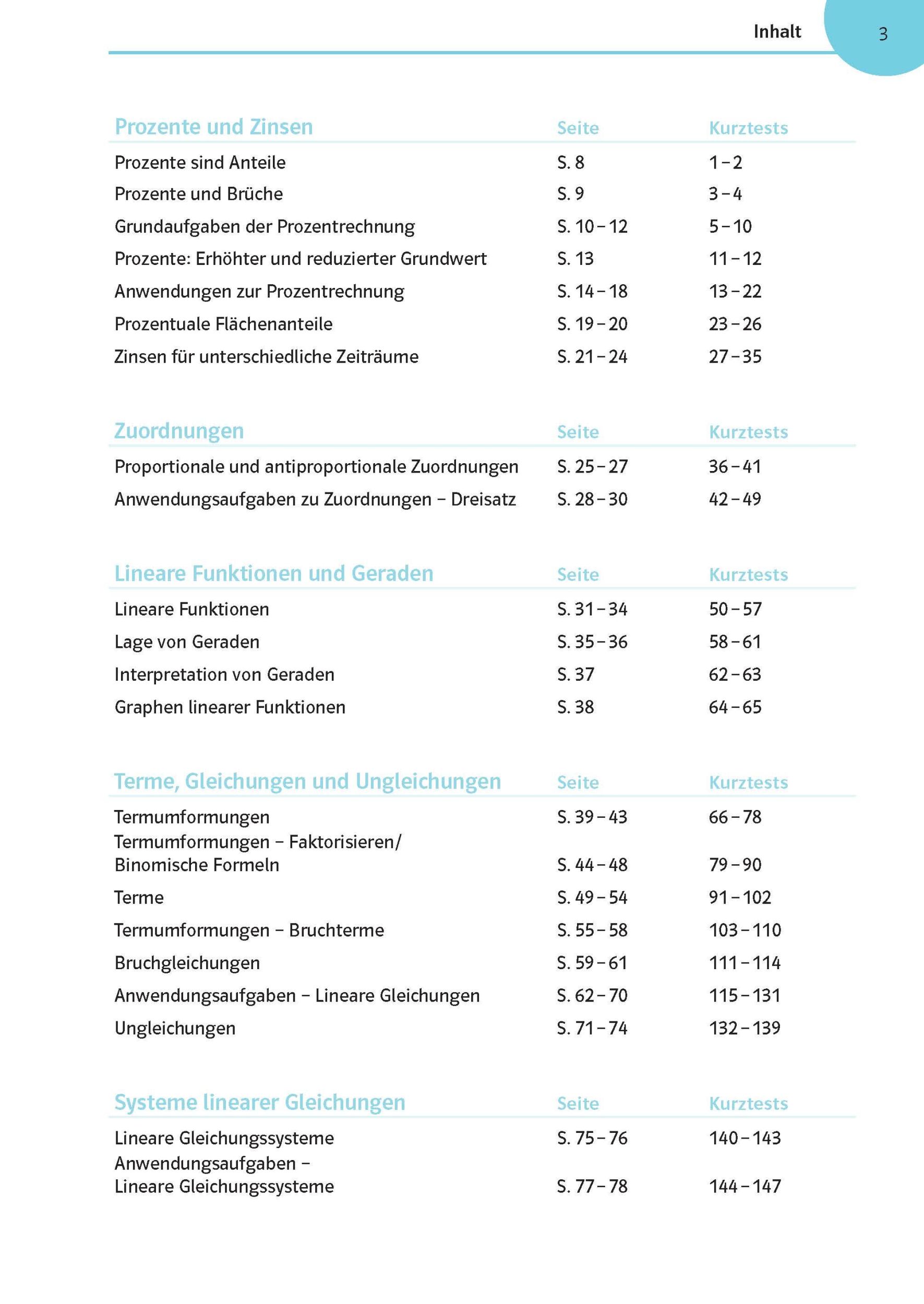 Bild: 9783129276235 | Mathe üben bis es sitzt 7./8. Klasse | 380 Kurz-Tests | Gretenkord