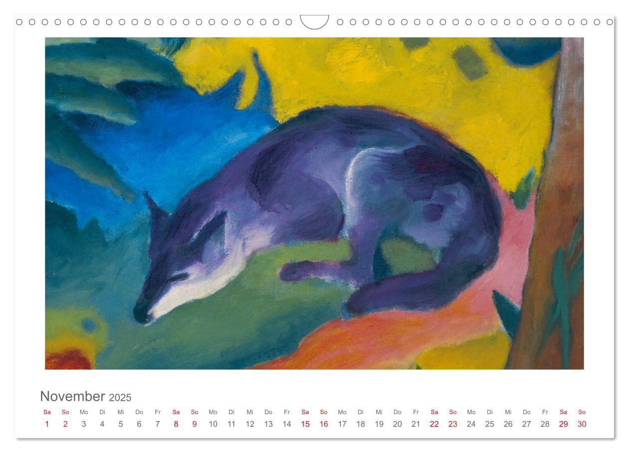 Bild: 9783435324453 | Franz Marc 2025 (Wandkalender 2025 DIN A3 quer), CALVENDO...