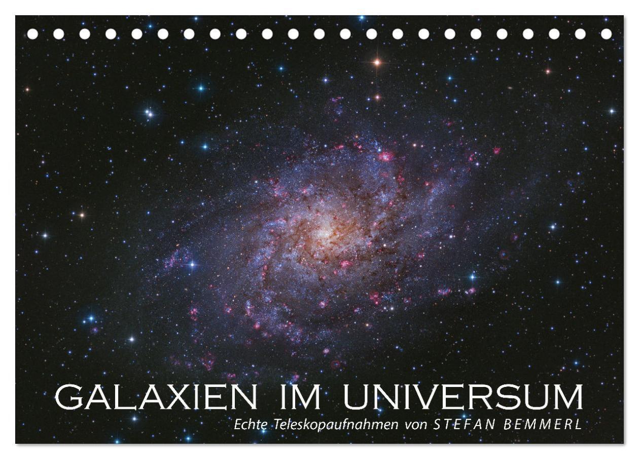 Cover: 9783383733604 | Galaxien im Universum (Tischkalender 2024 DIN A5 quer), CALVENDO...