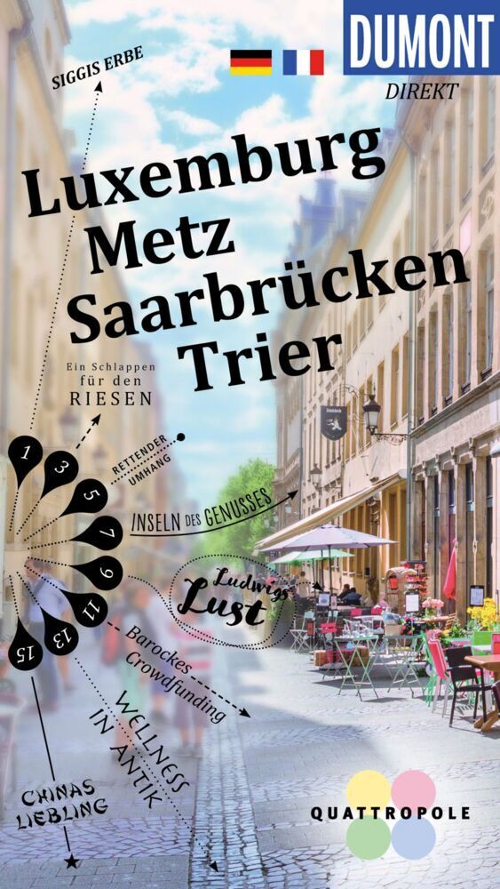 Cover: 9783770184446 | DuMont direkt Reiseführer Luxemburg, Metz, Saarbrücken, Trier | Buch