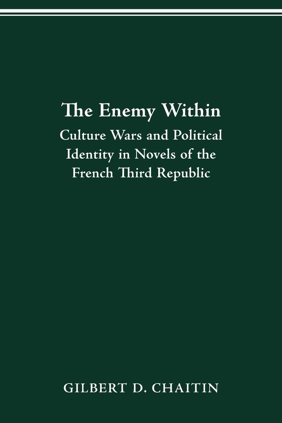 Cover: 9780814256206 | Enemy Within | Gilbert D. Chaitin | Taschenbuch | Paperback | Englisch