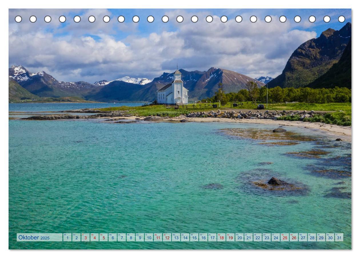 Bild: 9783435411887 | Die Lofoten - Eine Bilder-Reise (Tischkalender 2025 DIN A5 quer),...