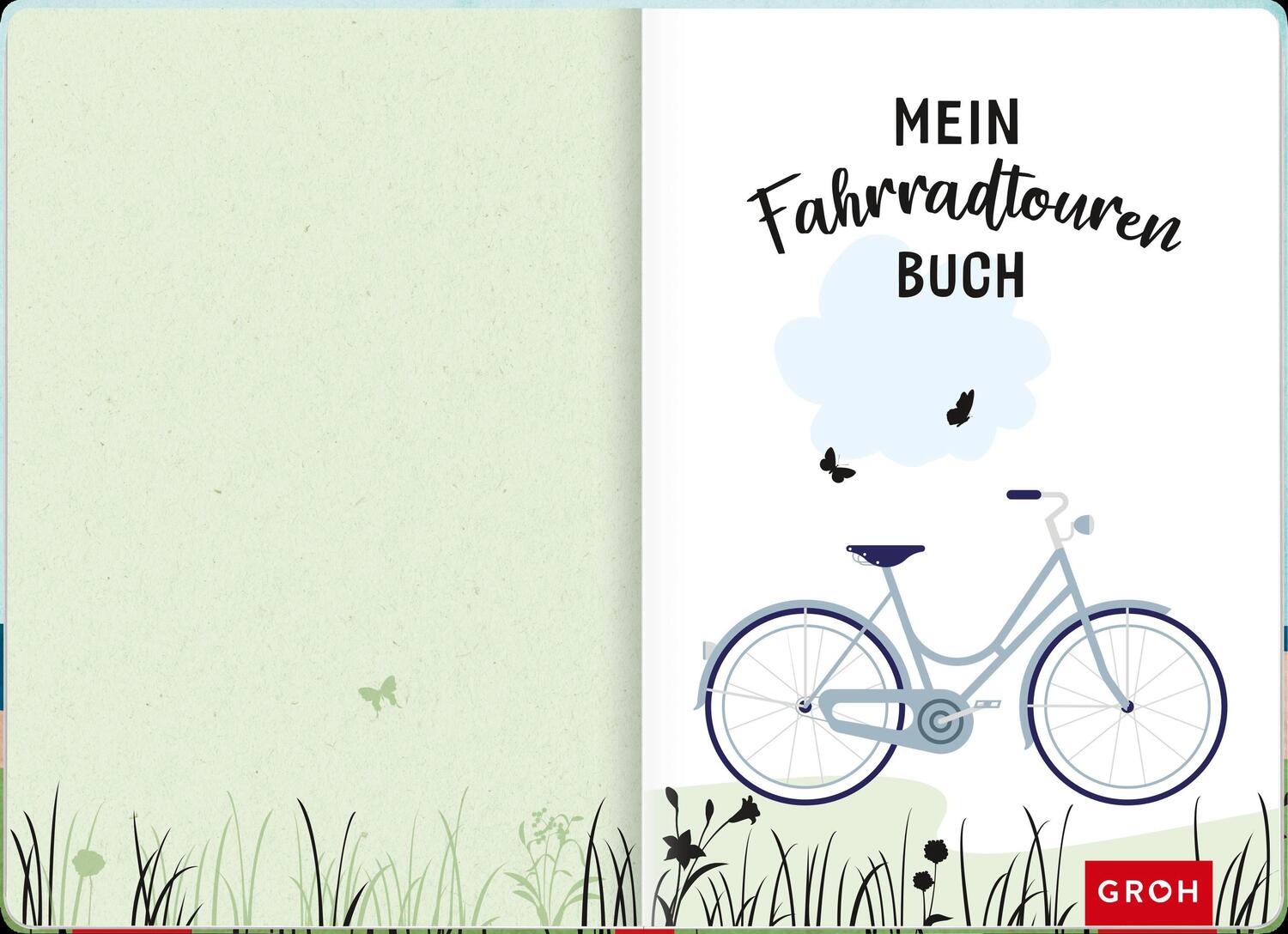 Bild: 4036442007990 | Mein Fahrradtouren-Buch (maritim) | Groh Verlag | Notizbuch | 96 S.