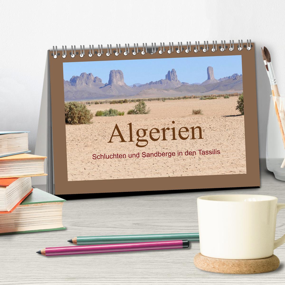 Bild: 9783435107261 | Algerien - Schluchten und Sandberge in den Tassilis (Tischkalender...