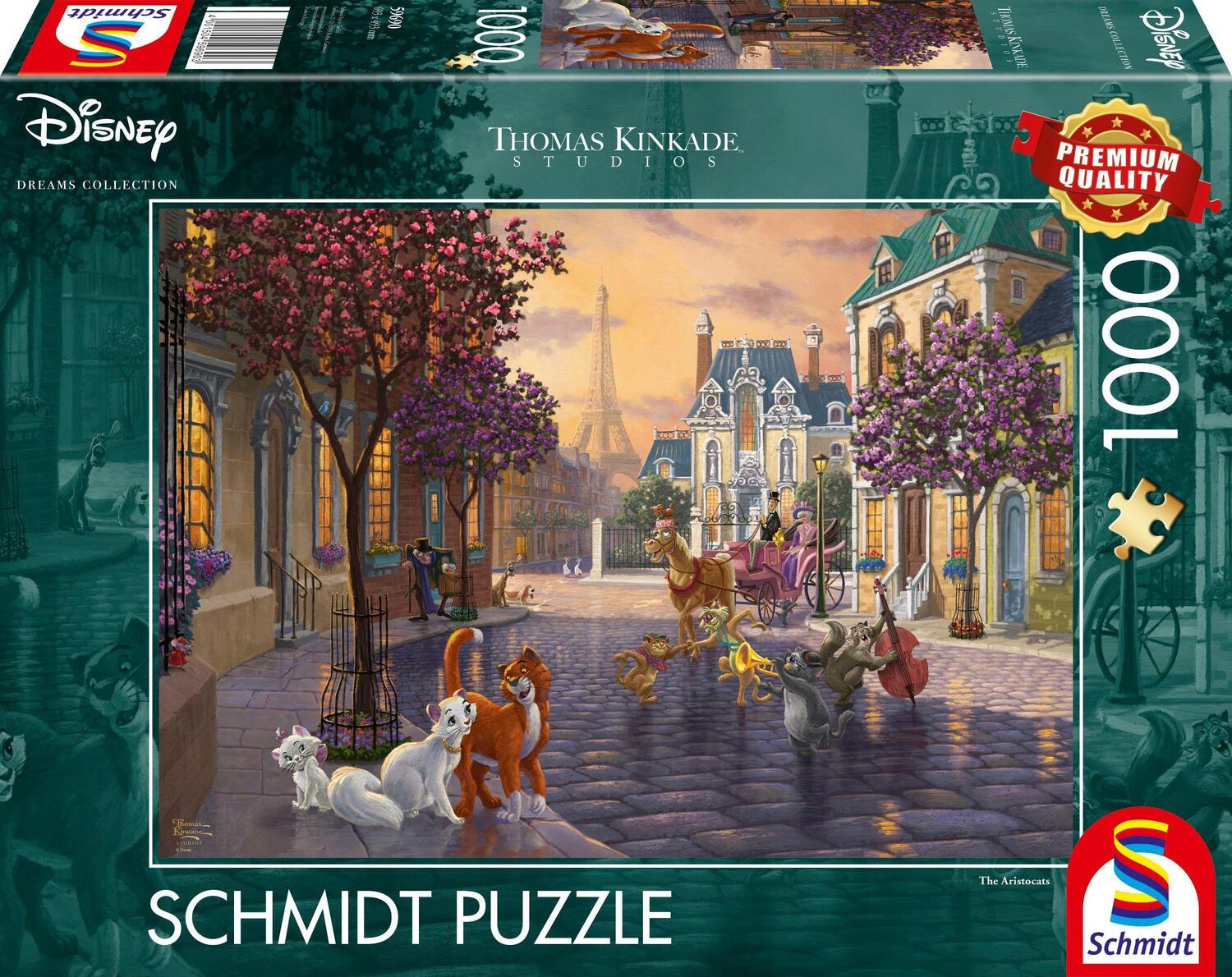Cover: 4001504596903 | Disney, The Aristocats Puzzle 1.000 Teile | Spiel | Deutsch | 2021