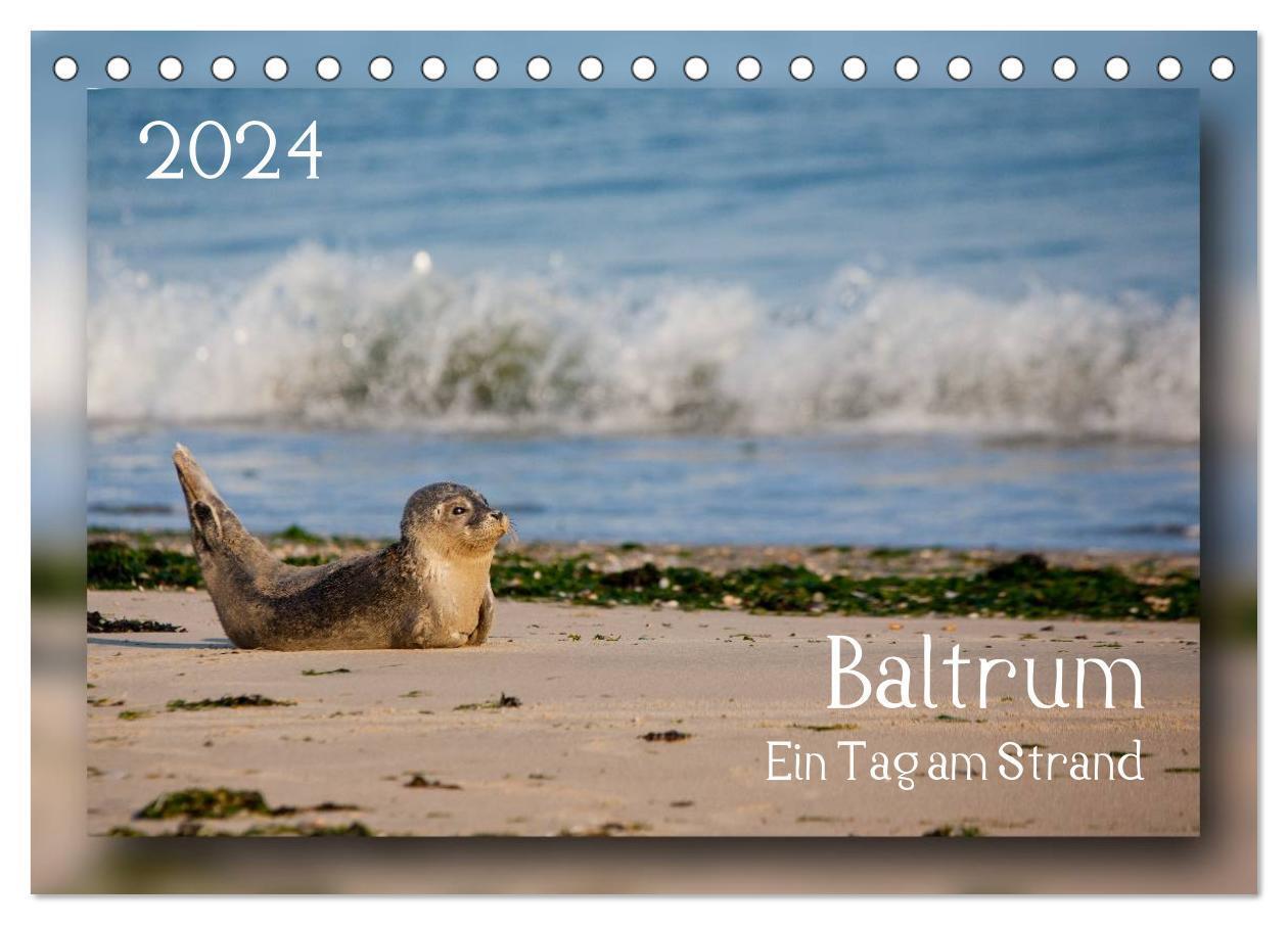 Cover: 9783675961340 | Baltrum - Ein Tag am Strand (Tischkalender 2024 DIN A5 quer),...