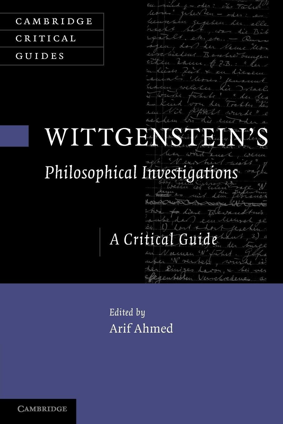 Cover: 9781107641754 | Wittgenstein's Philosophical Investigations | A Critical Guide | Ahmed