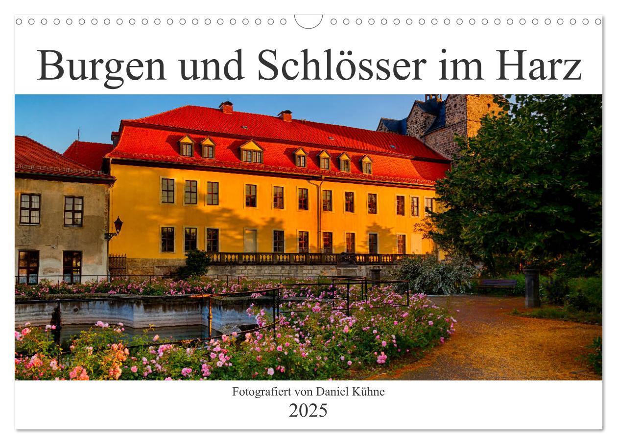 Cover: 9783435111398 | Burgen und Schlösser im Harz (Wandkalender 2025 DIN A3 quer),...