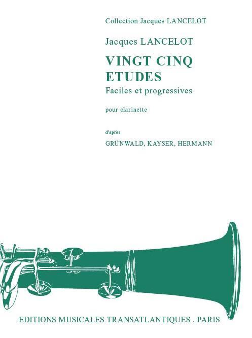 Cover: 5020679575437 | 25 Etudes Faciles et Progressives D'Apres Grunwald | Lancelot | Buch