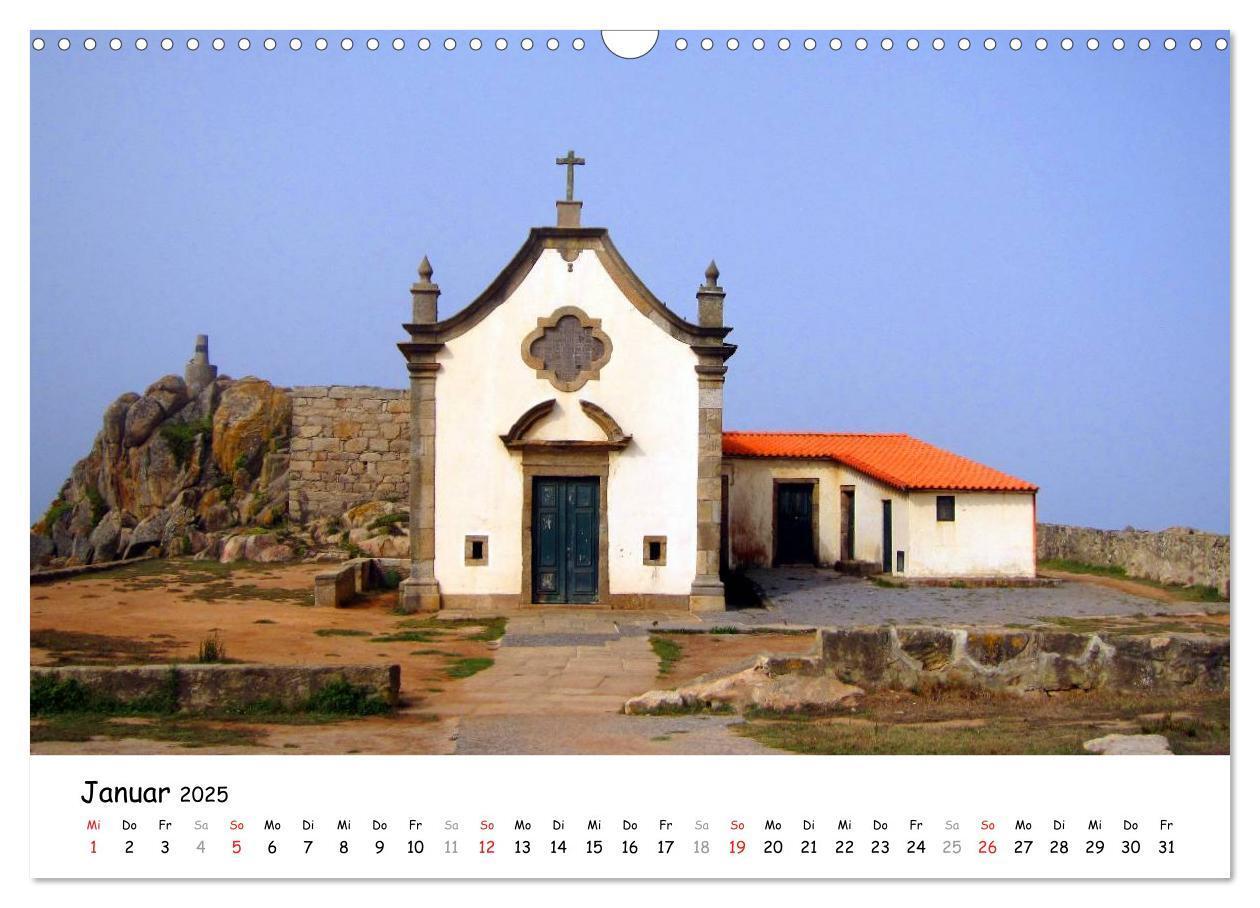 Bild: 9783435557875 | Jakobsweg - Camino Portugues (Wandkalender 2025 DIN A3 quer),...