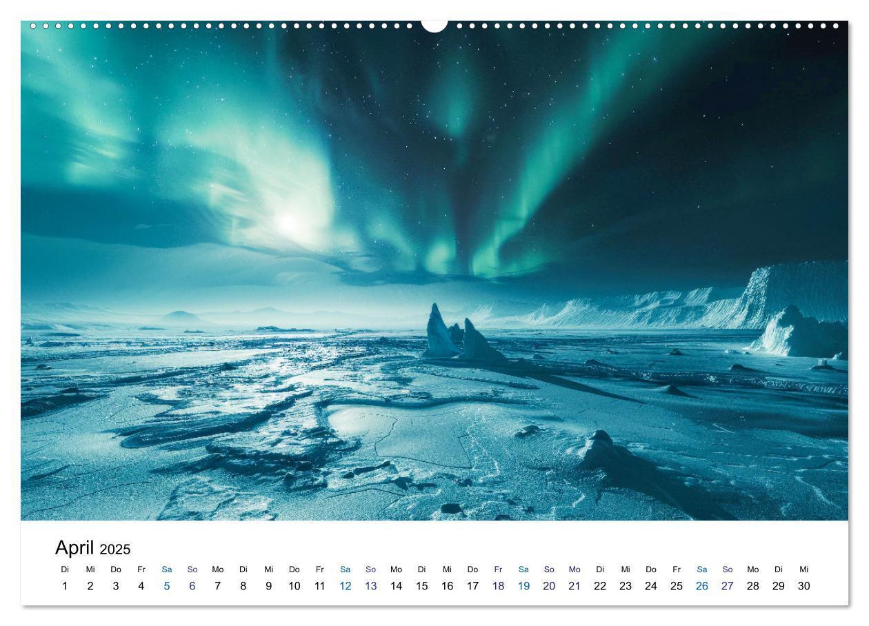 Bild: 9783383813702 | Aurora Borealis - Der Zauber der Nordlichter (Wandkalender 2025 DIN...