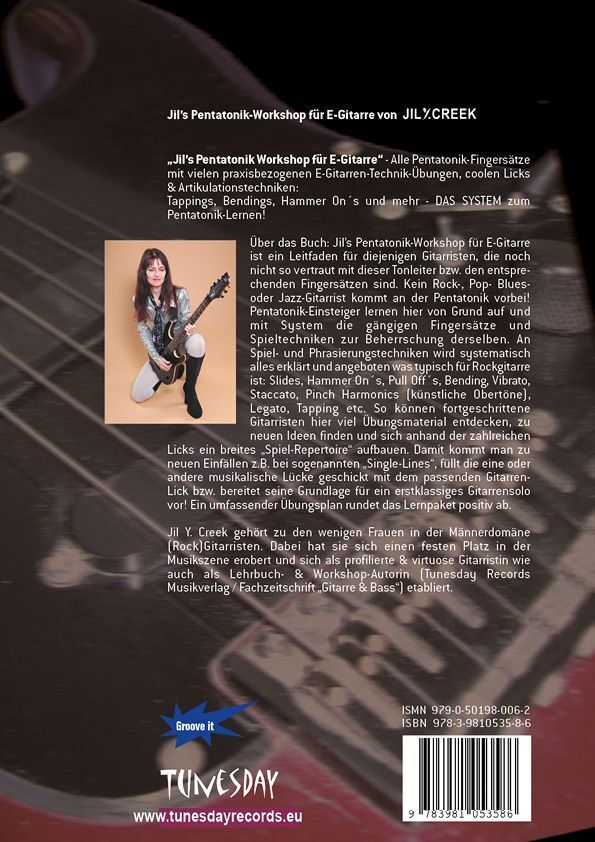 Bild: 9783981053586 | JIL's Pentatonik-Workshop für E-Gitarre | Jil Y. Creek | Deutsch