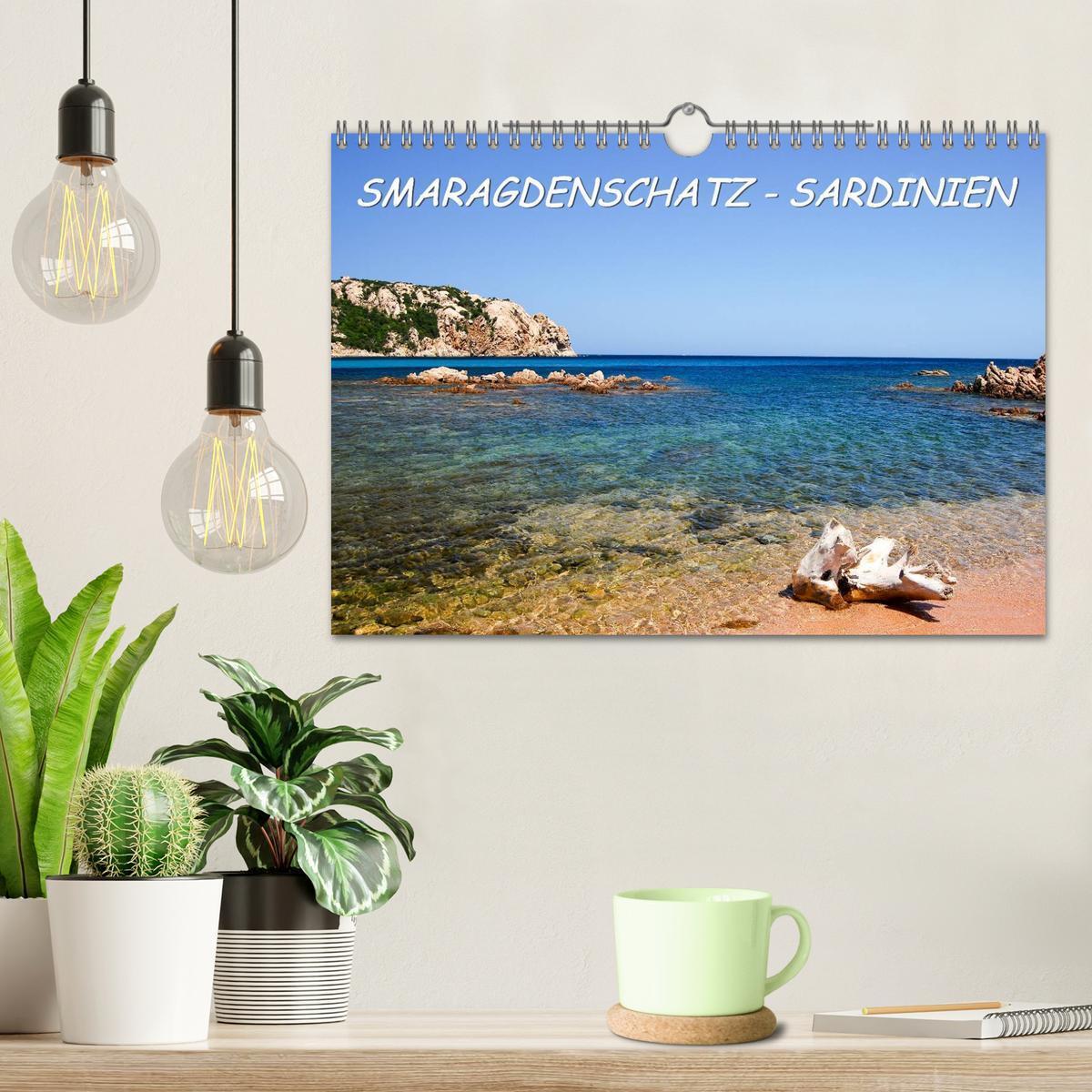 Bild: 9783435816682 | SMARAGDENSCHATZ - SARDINIEN (Wandkalender 2025 DIN A4 quer),...