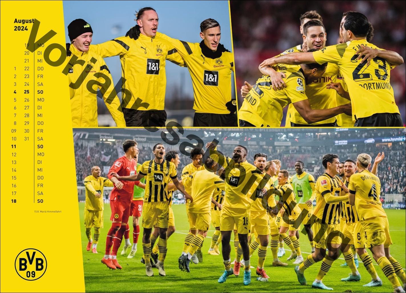 Bild: 9783756404735 | BVB Edition Kalender 2025 | Heye | Kalender | Bundesliga Kalender Heye