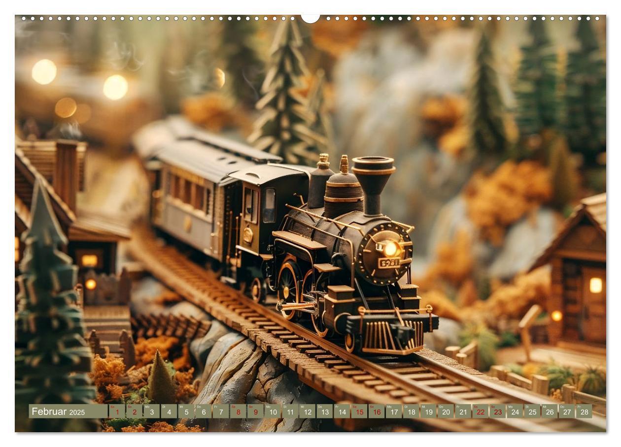 Bild: 9783435940561 | Miniaturwelt Eisenbahn - Zug um Zug ins Abenteuer (Wandkalender...