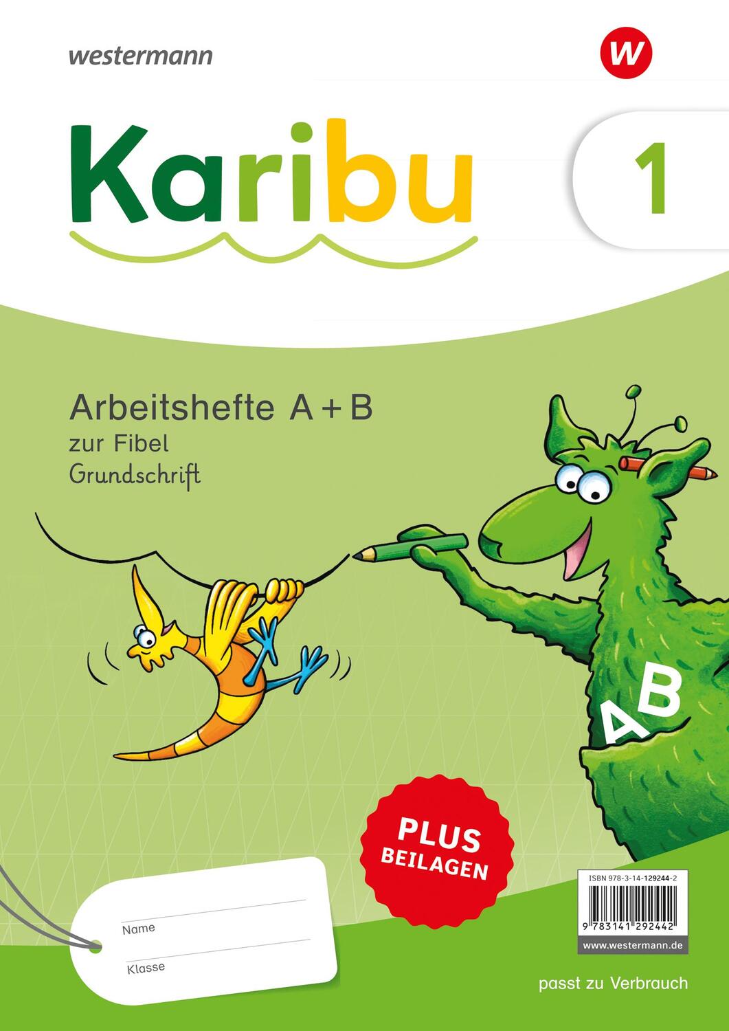 Cover: 9783141292442 | Karibu. Paket Arbeitshefte 1 (A+B) Grundschrift; plus Beilagen zur...