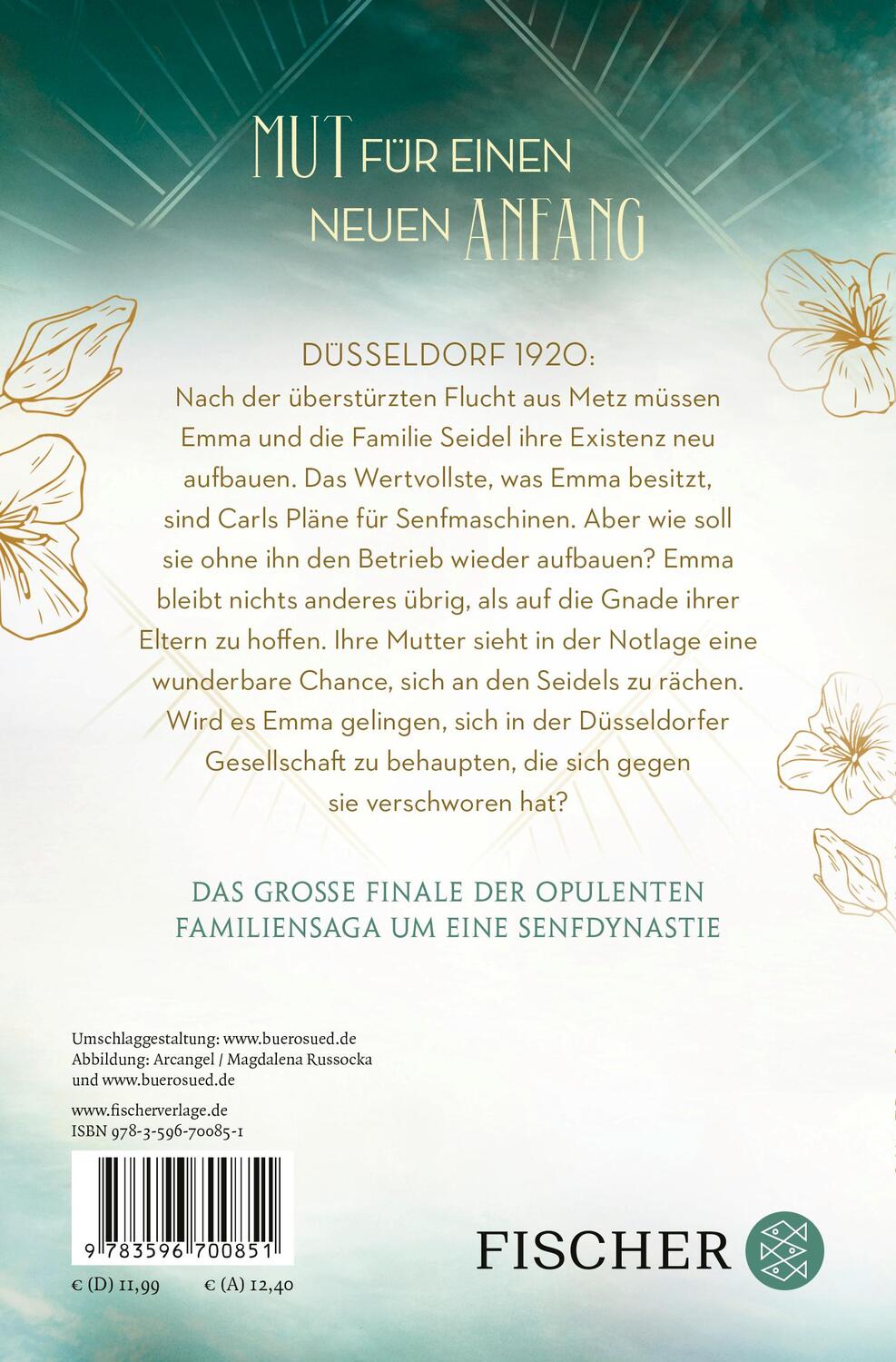 Rückseite: 9783596700851 | Die Senfblütensaga - Hoffnung im Herzen | Roman | Clara Langenbach