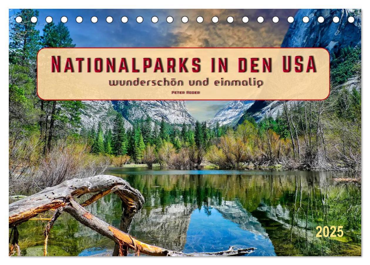 Cover: 9783435480647 | Nationalparks in den USA - wunderschön und einmalig (Tischkalender...