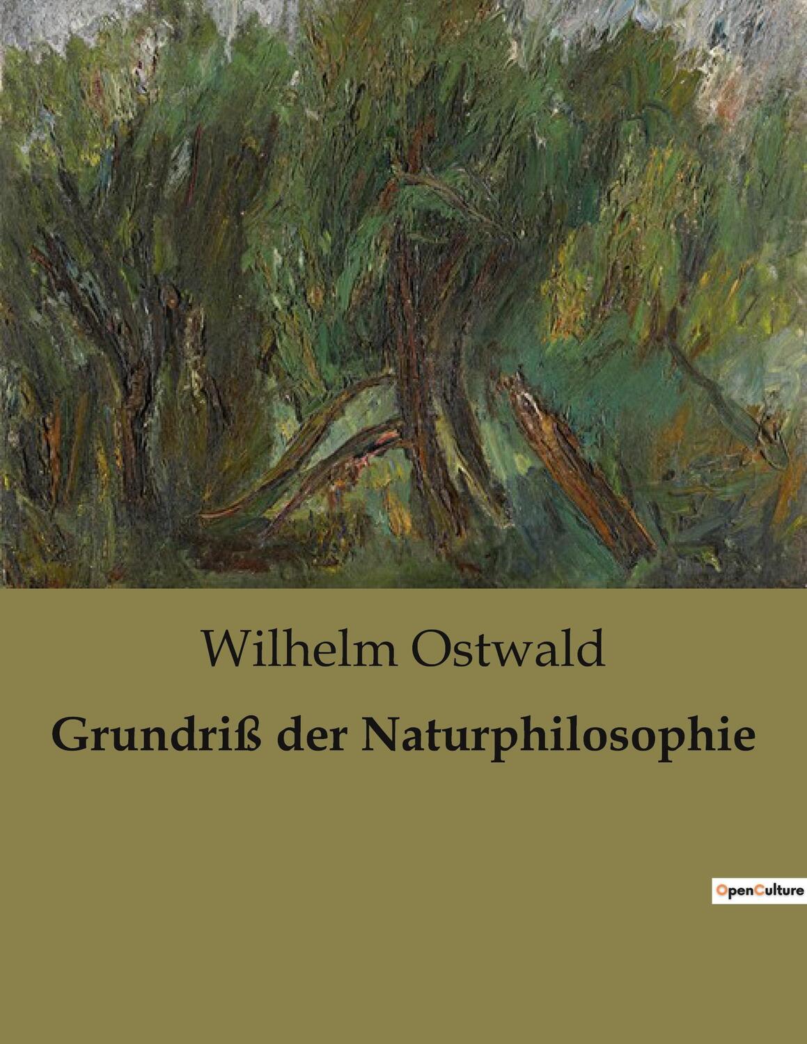 Cover: 9791041904501 | Grundriß der Naturphilosophie | Wilhelm Ostwald | Taschenbuch | 132 S.
